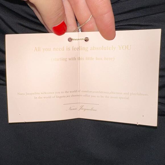 NWT Nana Jacqueline Black Olivia Long Sleeve Mini Dress Size Small - Picture 7 of 16